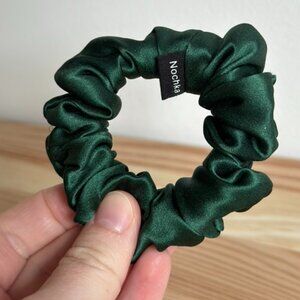NWOT Forest Green Nochka Silk Scrunchie
